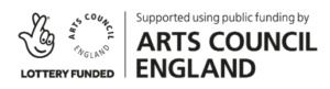 Arts Council England lottery funded logo